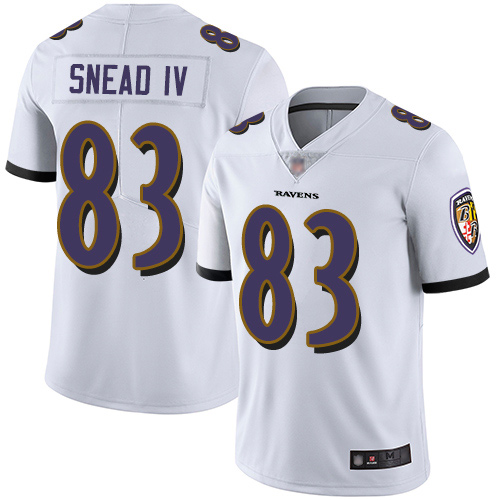 Baltimore Ravens Limited White Men Willie Snead IV Road Jersey NFL Football 83 Vapor Untouchable